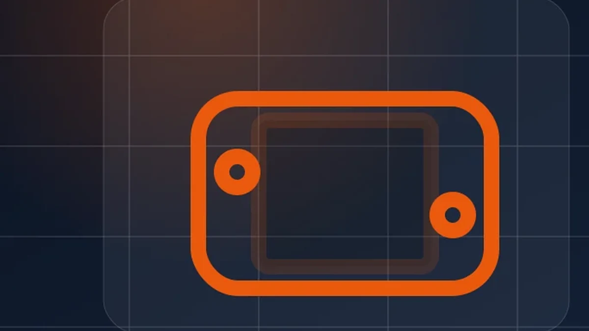 Nintendo Switch mostrando una pantalla naranja
